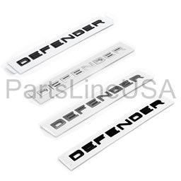 Show details for For Land Rover Defender Liftgate Rear Door Letters Badge Name Plate Adhesive Picture of For Land Rover Defender Liftgate Rear Door Letters Badge Name Plate Adhesive
